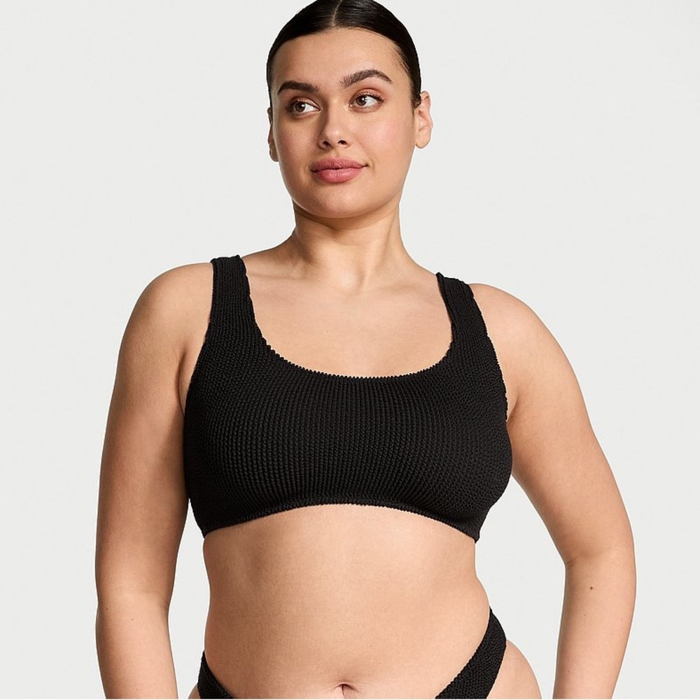 NWT Victoria’s Secret SWIM Crinkle Scoop Bralette Bikini Top